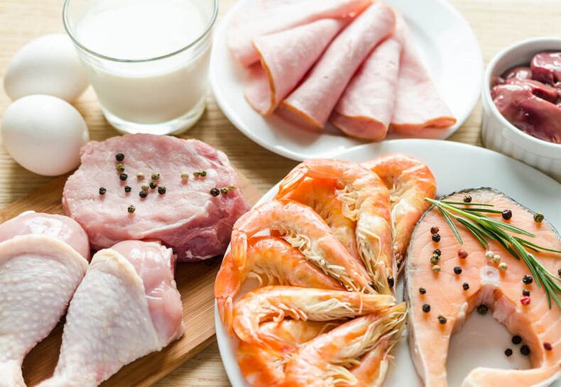 Dietary foods rich in protein