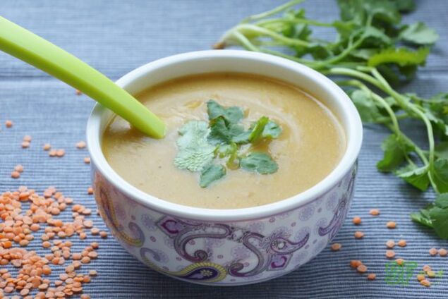 mashed soup for gastritis