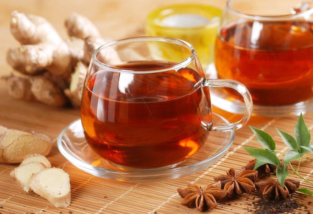Herbal teas in the diet help lose weight